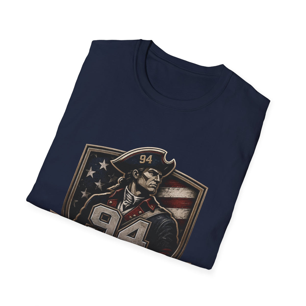 Iron Patriot 94 Training Division T-Shirt — Vintage American Flag Military Tee
