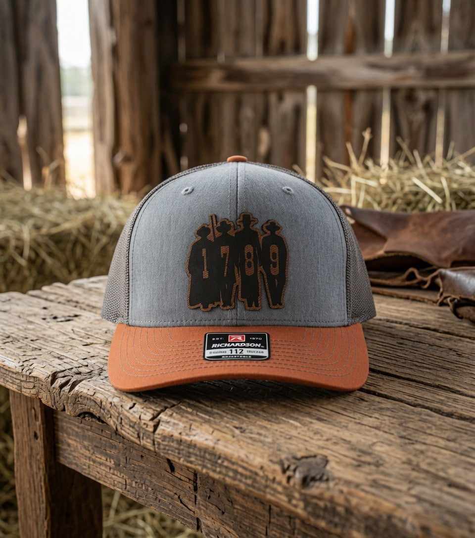 Leather Patch Hats