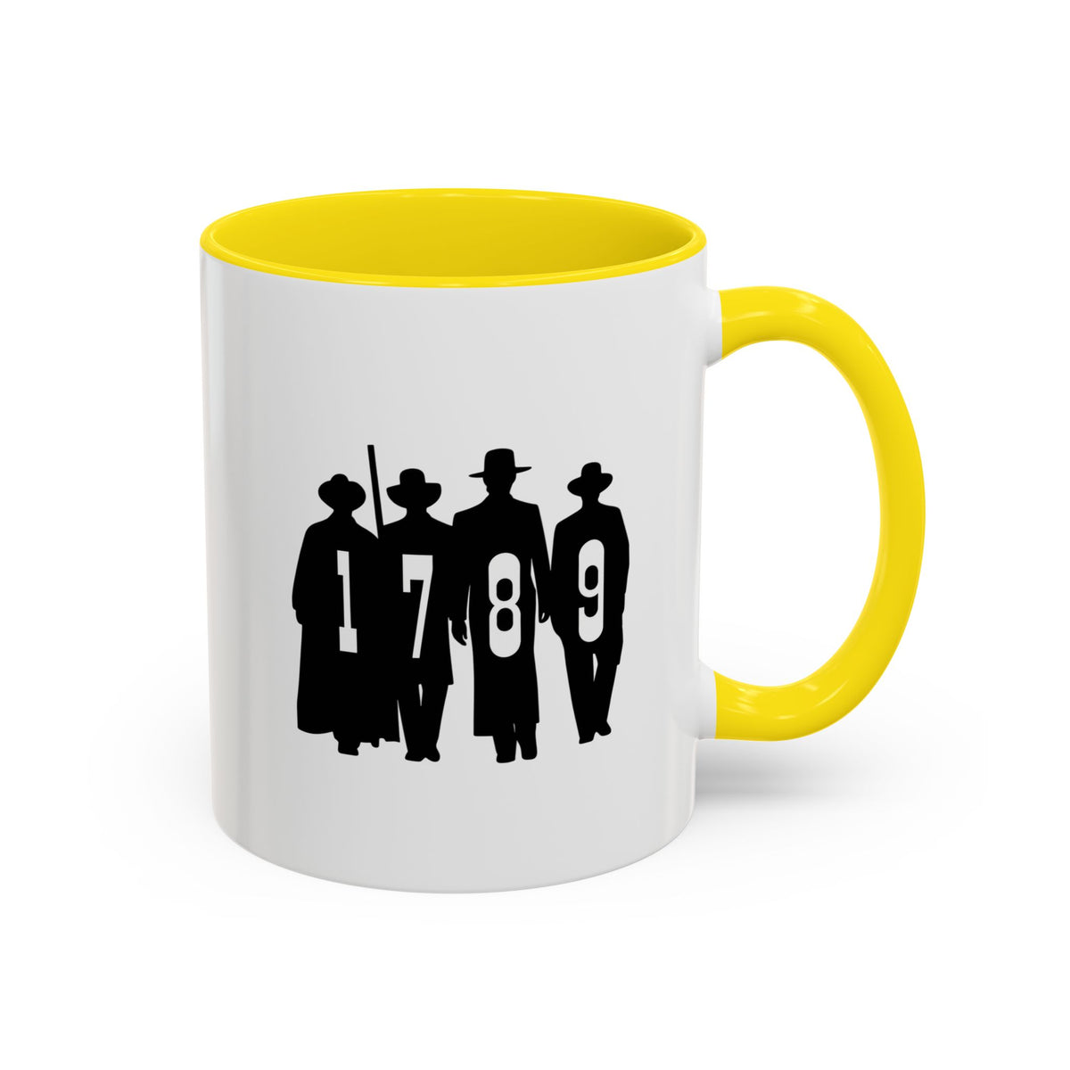 1789 Silhouette Accent Coffee Mug — Gift (11/15oz)