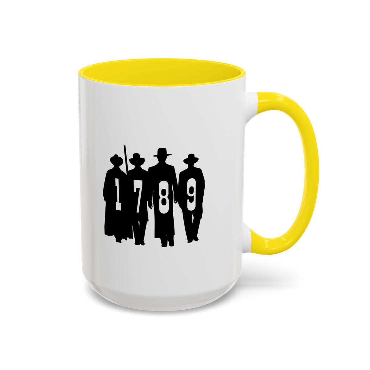 1789 Silhouette Accent Coffee Mug — Gift (11/15oz)