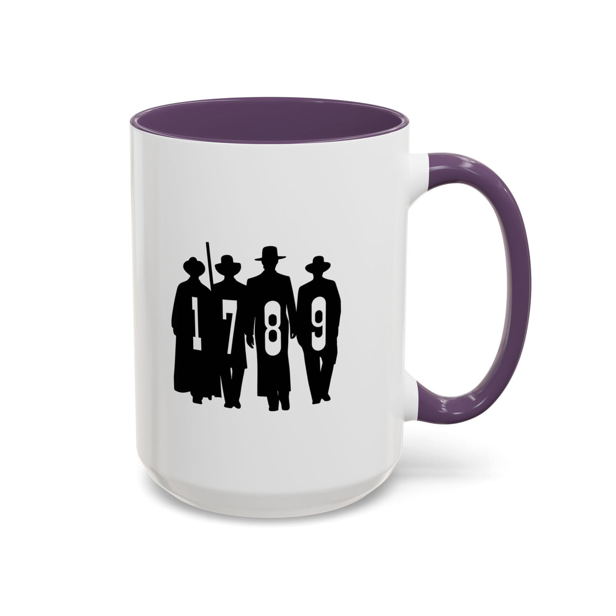 1789 Silhouette Accent Coffee Mug — Gift (11/15oz)