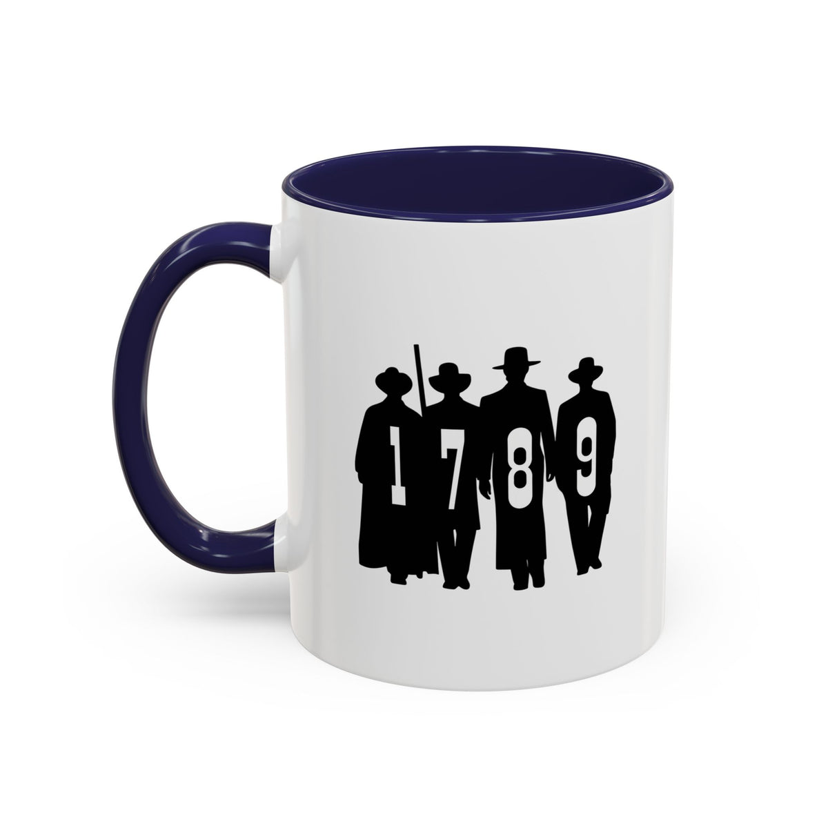 1789 Silhouette Accent Coffee Mug — Gift (11/15oz)