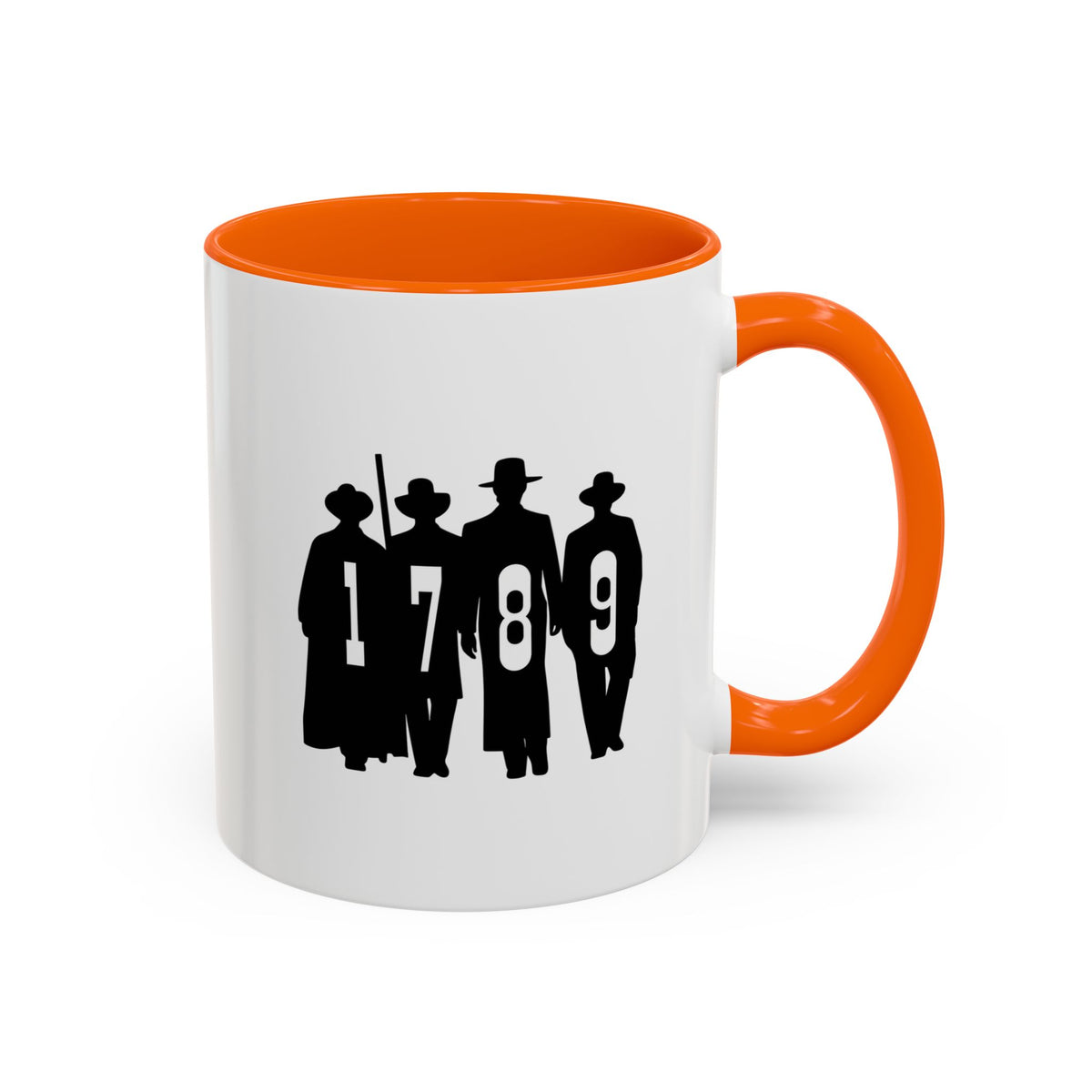 1789 Silhouette Accent Coffee Mug — Gift (11/15oz)