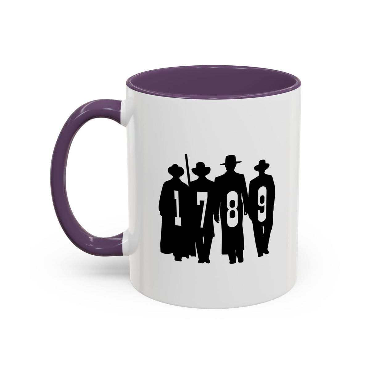 1789 Silhouette Accent Coffee Mug — Gift (11/15oz)