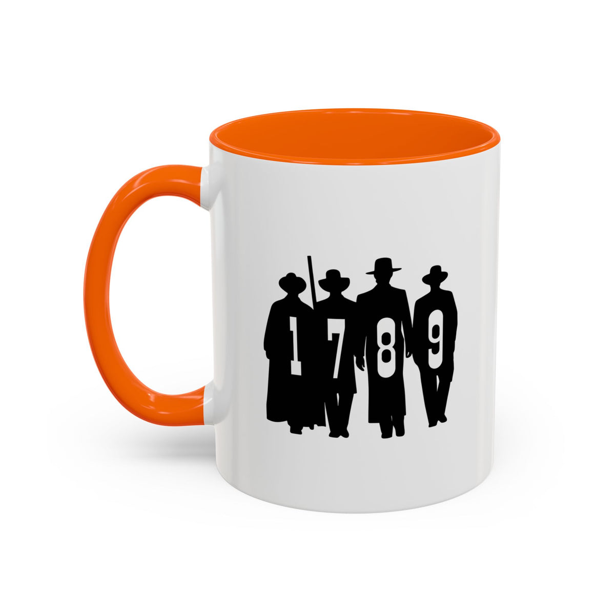 1789 Silhouette Accent Coffee Mug — Gift (11/15oz)