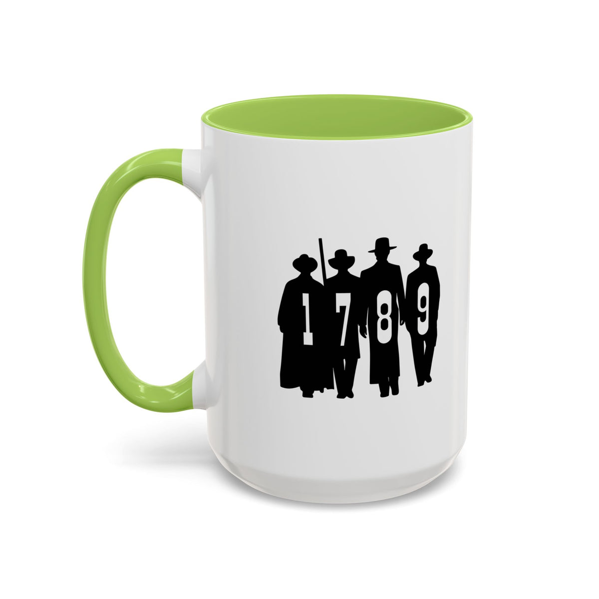 1789 Silhouette Accent Coffee Mug — Gift (11/15oz)