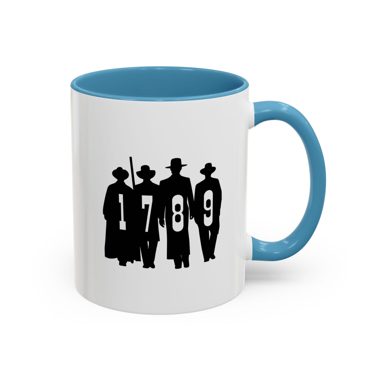 1789 Silhouette Accent Coffee Mug — Gift (11/15oz)