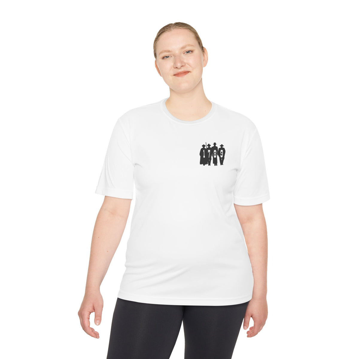 1789 Silhouette Tee — Small Chest Graphic Shirt