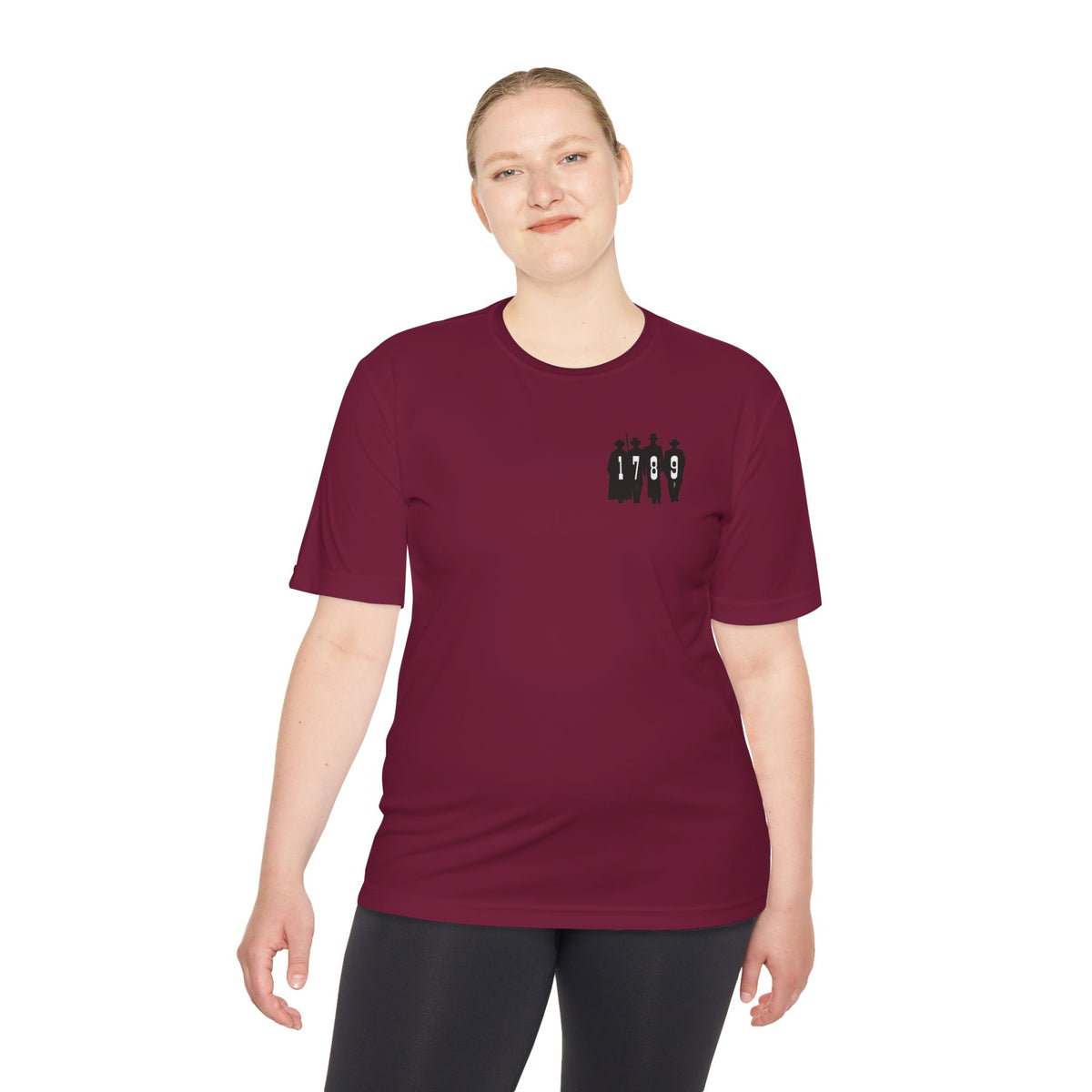 1789 Silhouette Tee — Small Chest Graphic Shirt