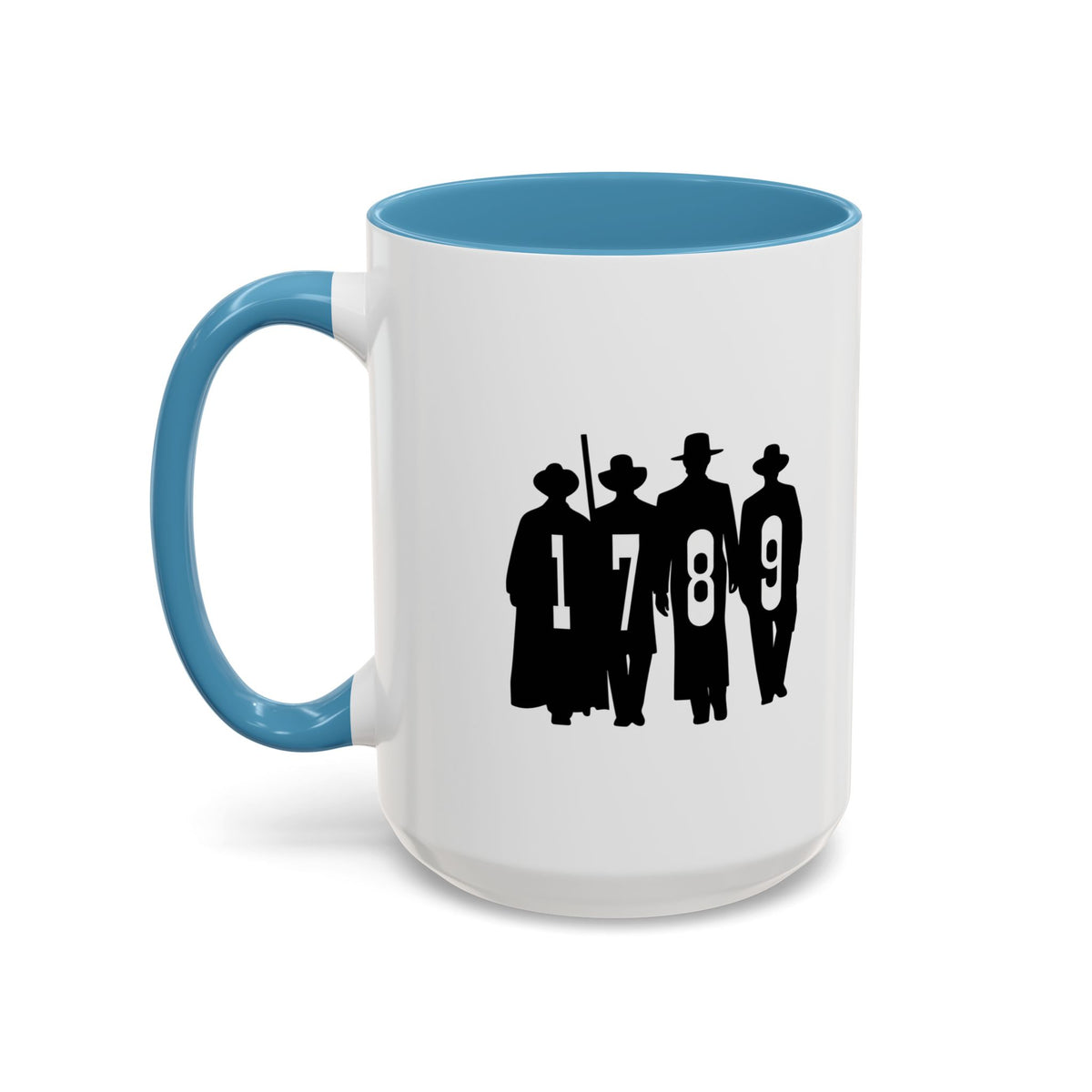 1789 Silhouette Accent Coffee Mug — Gift (11/15oz)