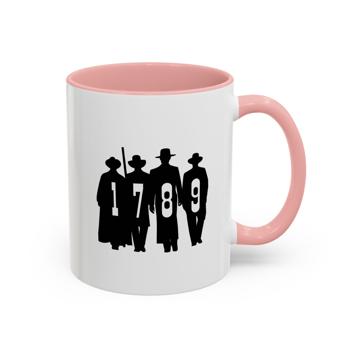 1789 Silhouette Accent Coffee Mug — Gift (11/15oz)