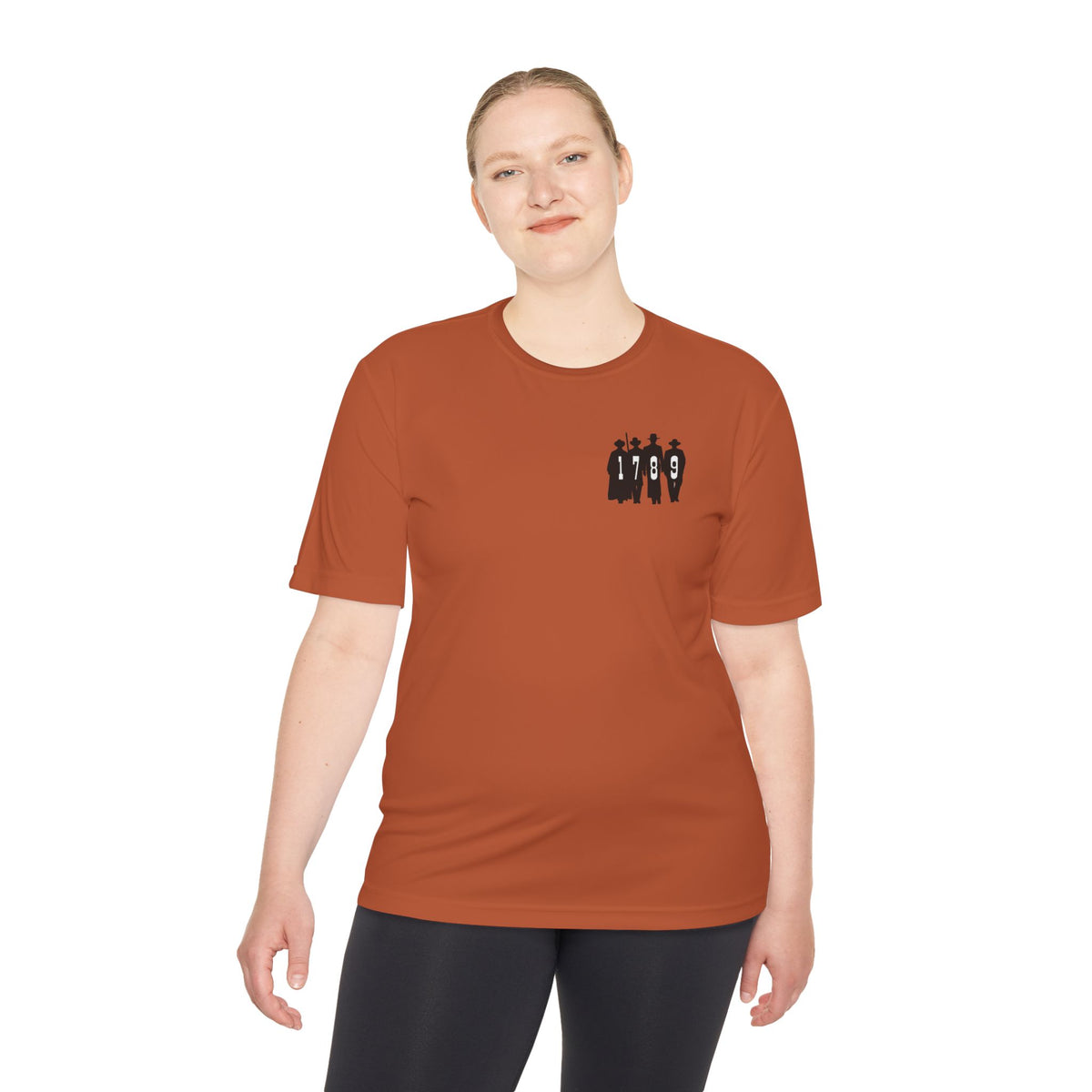 1789 Silhouette Tee — Small Chest Graphic Shirt