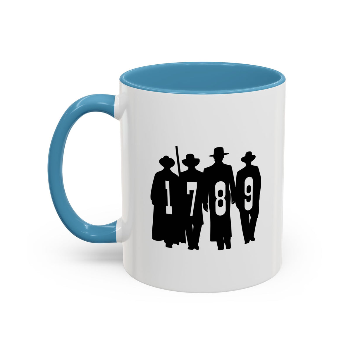 1789 Silhouette Accent Coffee Mug — Gift (11/15oz)
