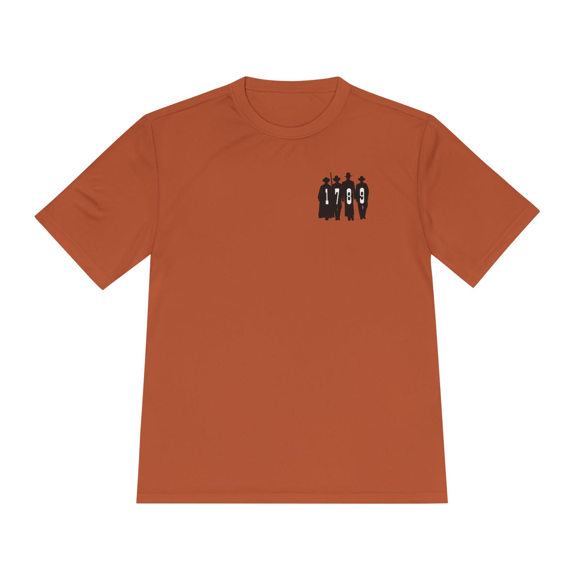 1789 Silhouette Tee — Small Chest Graphic Shirt