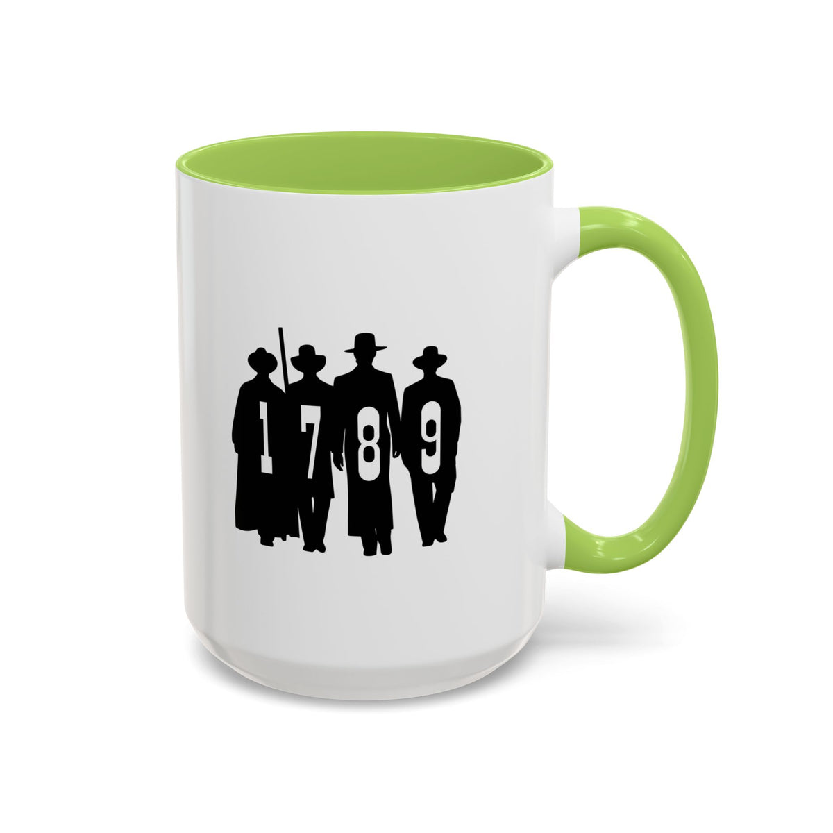 1789 Silhouette Accent Coffee Mug — Gift (11/15oz)