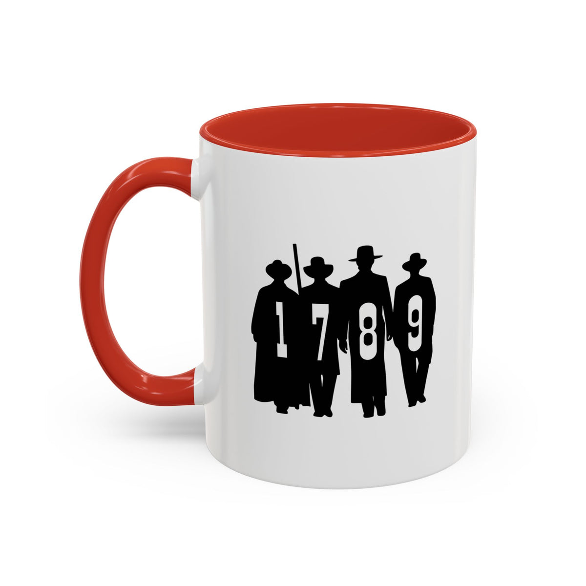 1789 Silhouette Accent Coffee Mug — Gift (11/15oz)