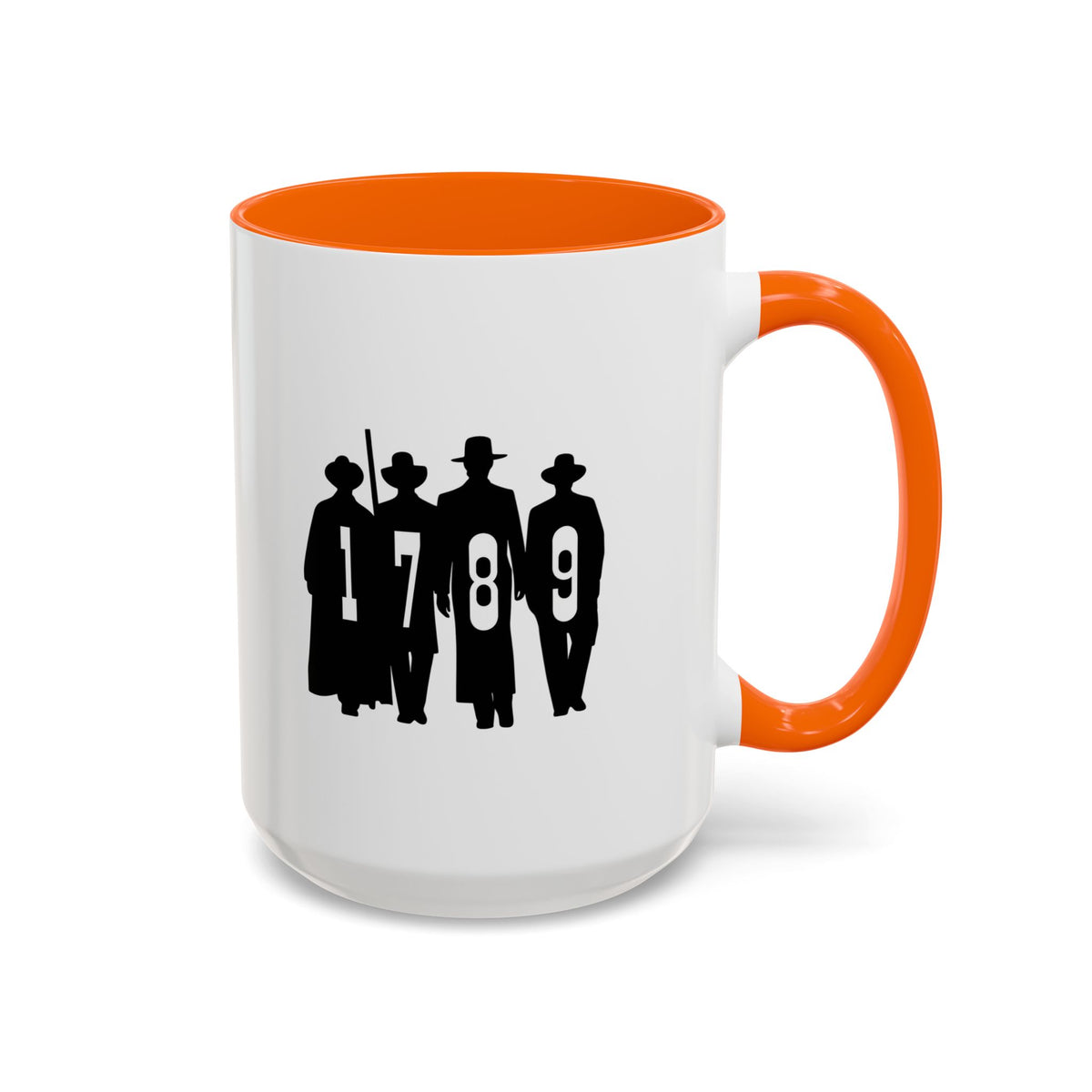 1789 Silhouette Accent Coffee Mug — Gift (11/15oz)