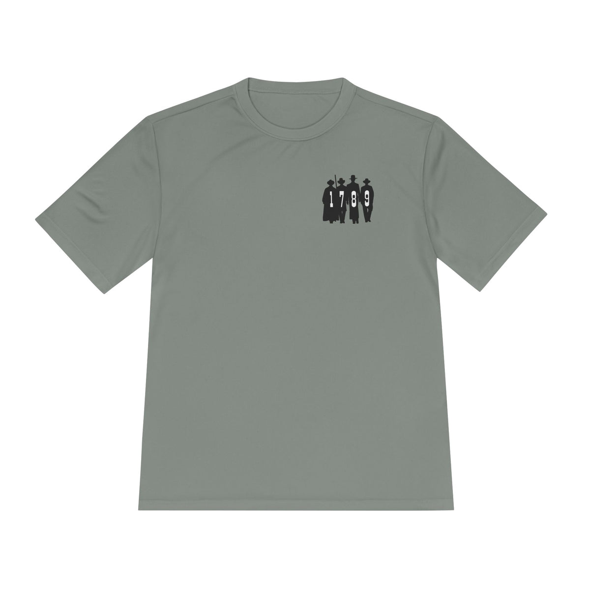 1789 Silhouette Tee — Small Chest Graphic Shirt