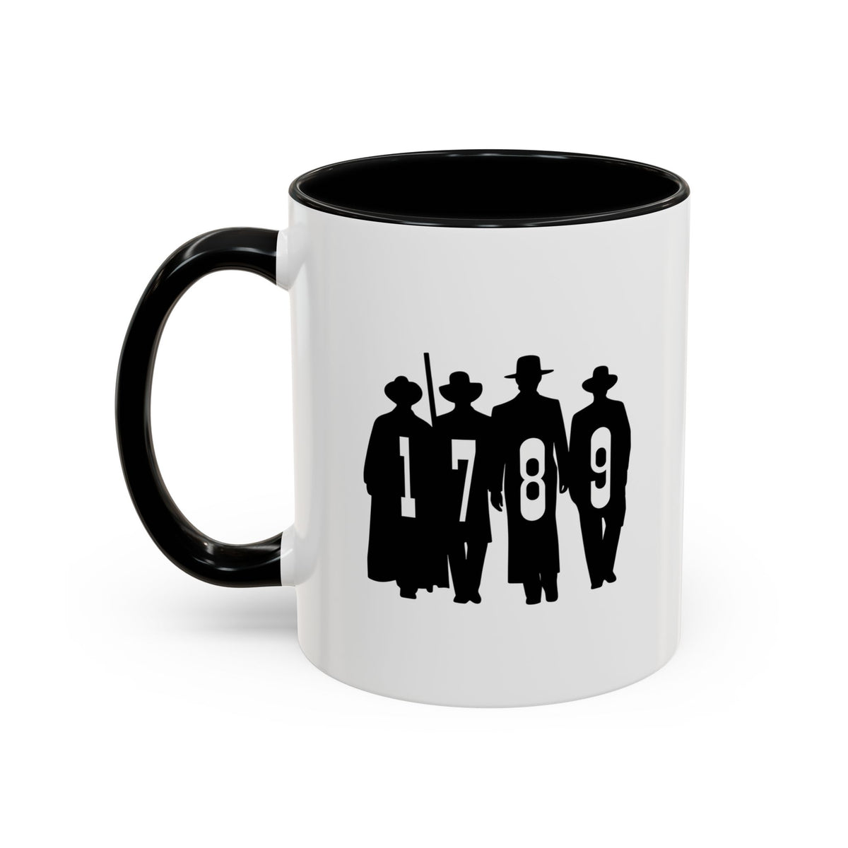 1789 Silhouette Accent Coffee Mug — Gift (11/15oz)