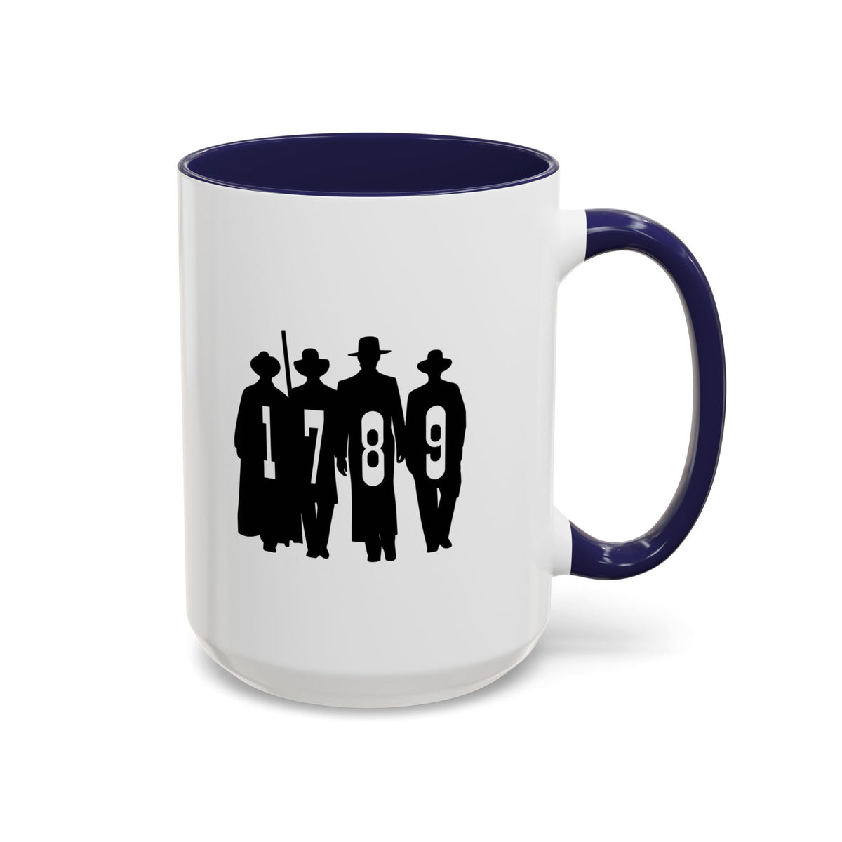 1789 Silhouette Accent Coffee Mug — Gift (11/15oz)