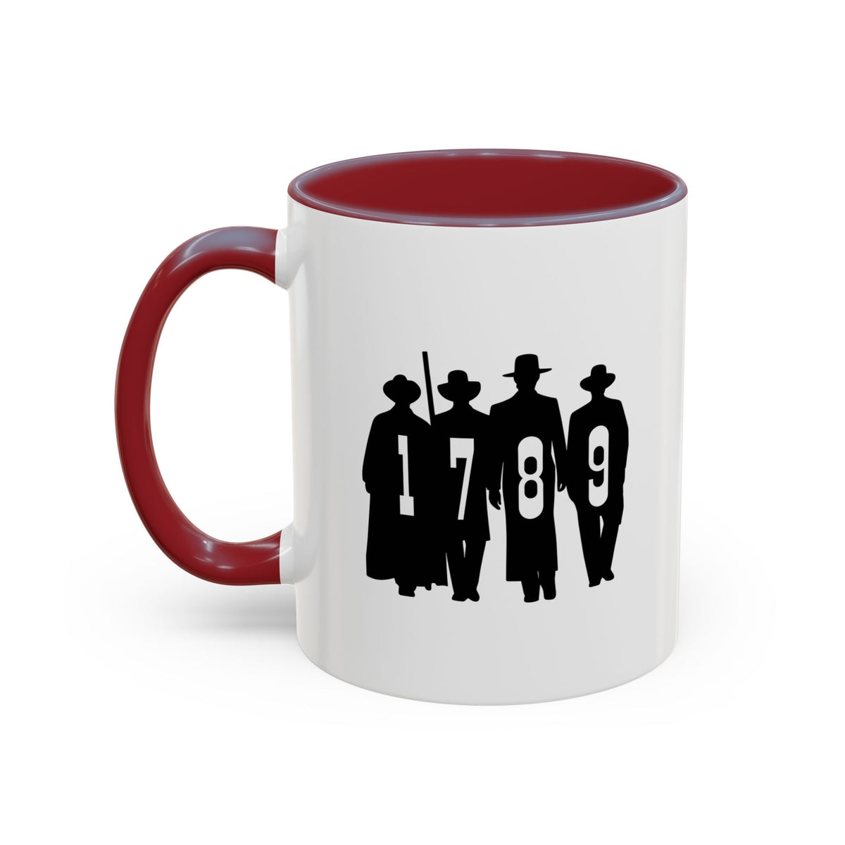 1789 Silhouette Accent Coffee Mug — Gift (11/15oz)