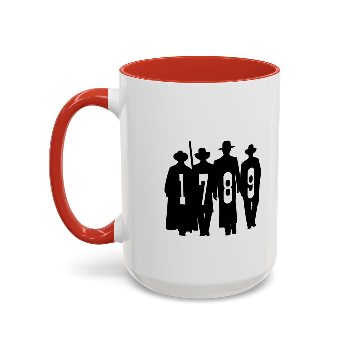 1789 Silhouette Accent Coffee Mug — Gift (11/15oz)