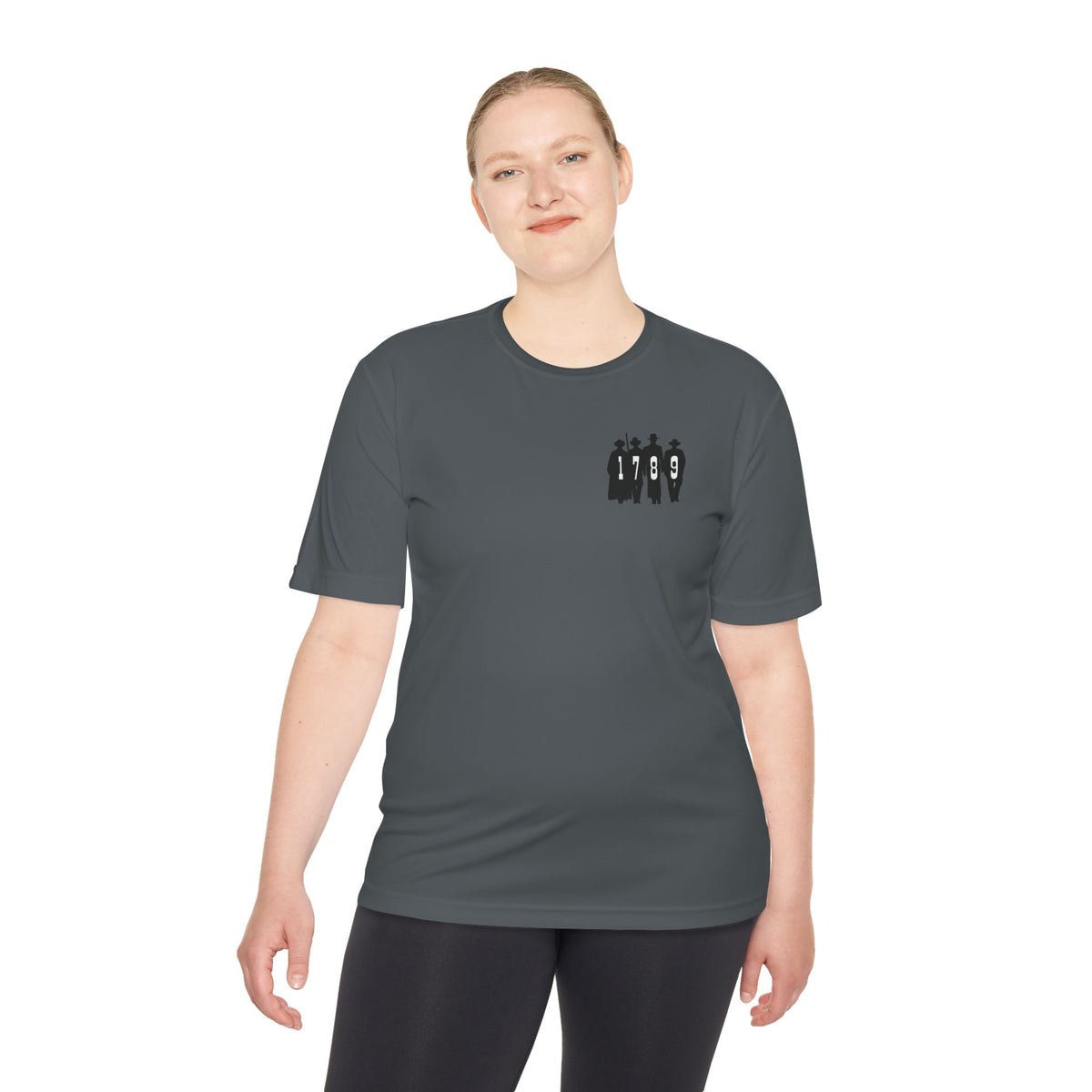 1789 Silhouette Tee — Small Chest Graphic Shirt