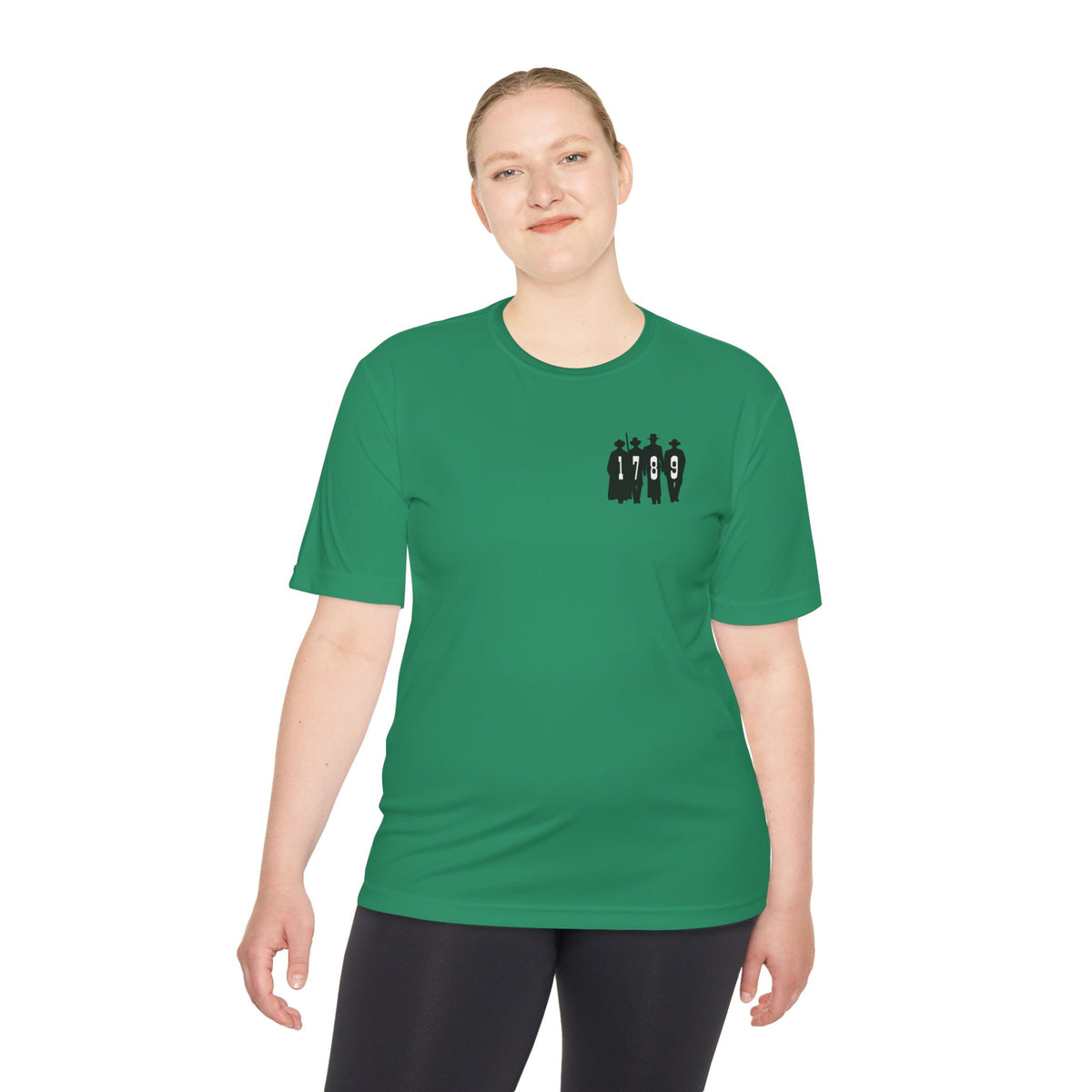 1789 Silhouette Tee — Small Chest Graphic Shirt