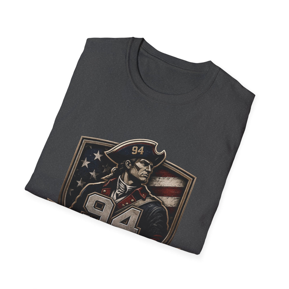 Iron Patriot 94 Training Division T-Shirt — Vintage American Flag Military Tee