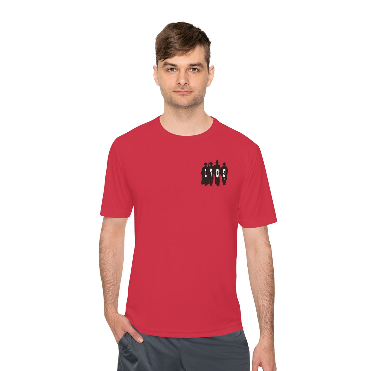 1789 Silhouette Tee — Small Chest Graphic Shirt
