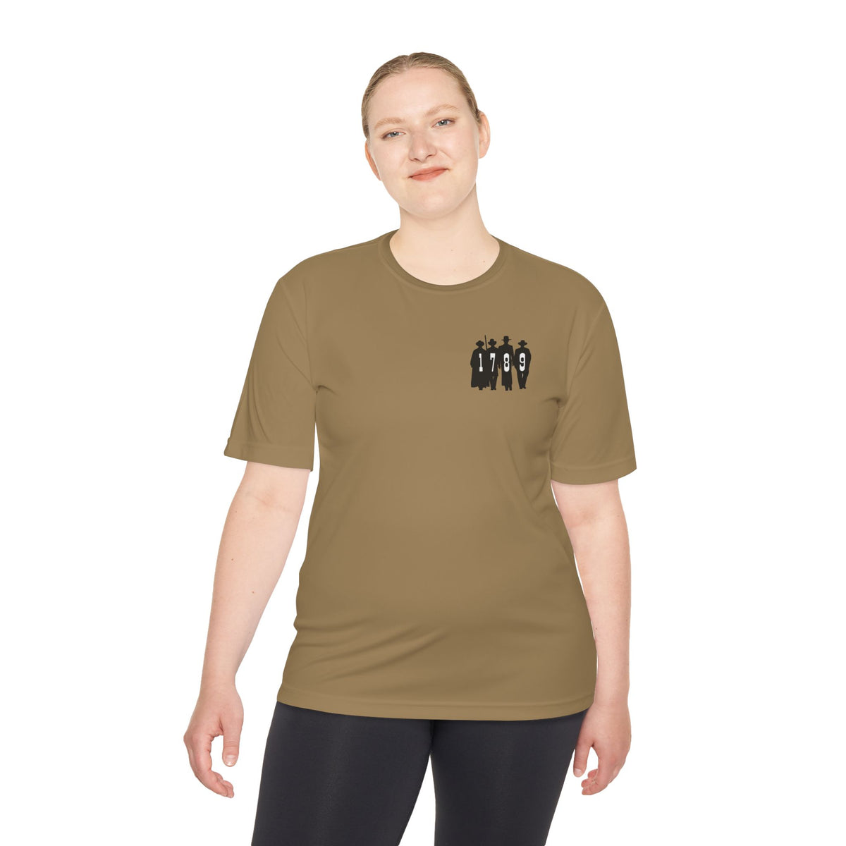 1789 Silhouette Tee — Small Chest Graphic Shirt