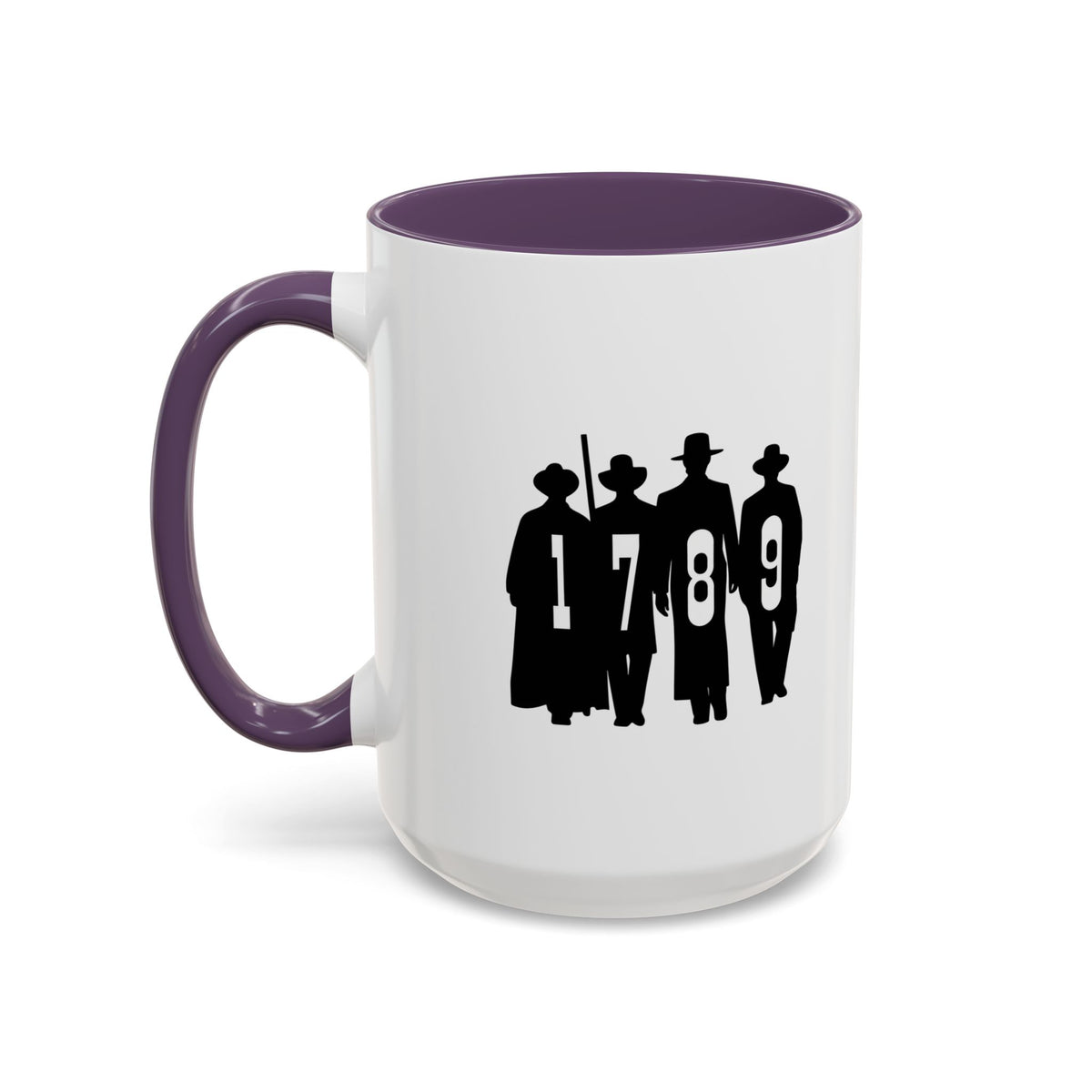 1789 Silhouette Accent Coffee Mug — Gift (11/15oz)