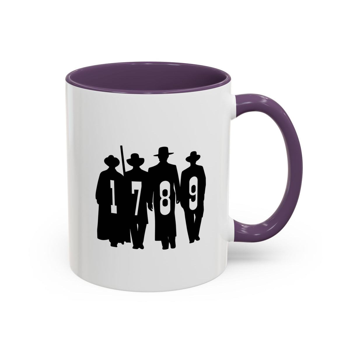 1789 Silhouette Accent Coffee Mug — Gift (11/15oz)