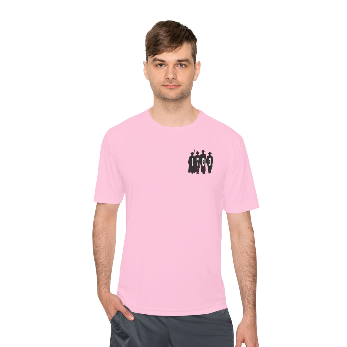 1789 Silhouette Tee — Small Chest Graphic Shirt