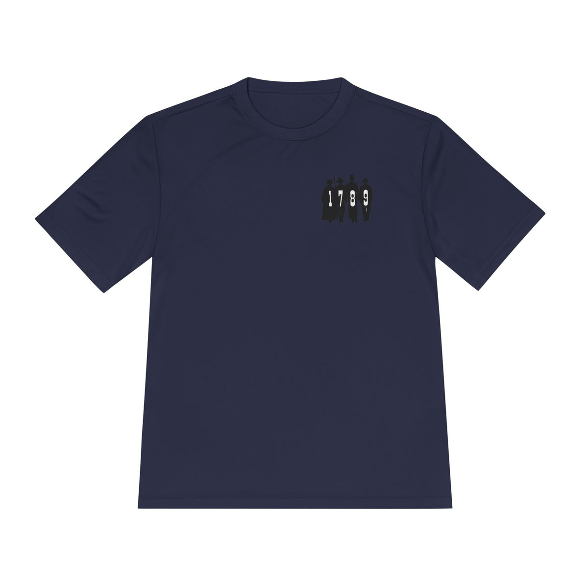 1789 Silhouette Tee — Small Chest Graphic Shirt