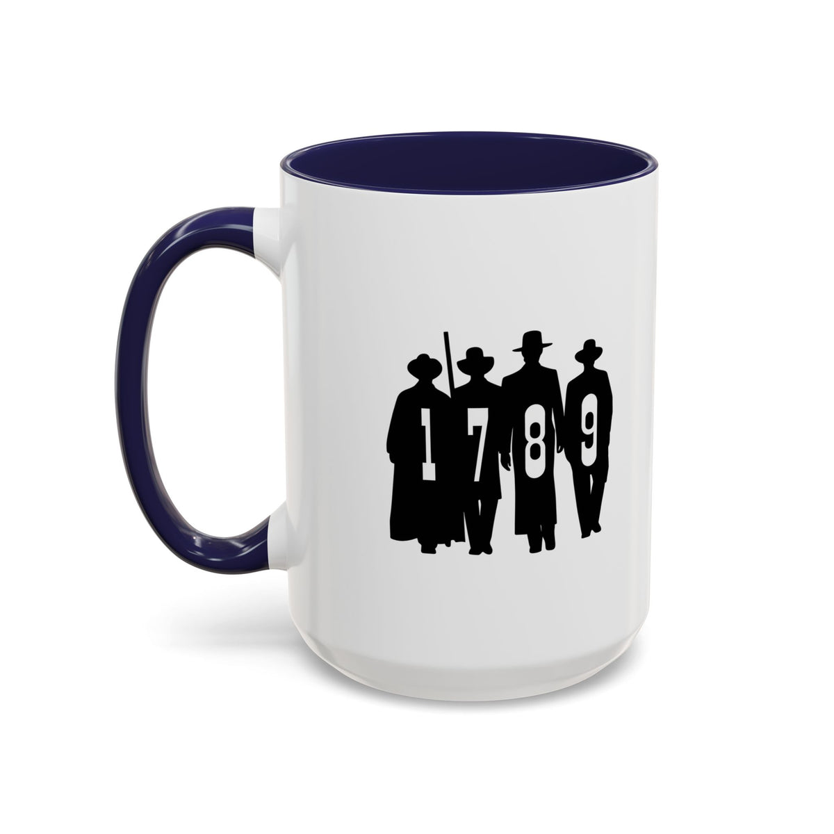 1789 Silhouette Accent Coffee Mug — Gift (11/15oz)