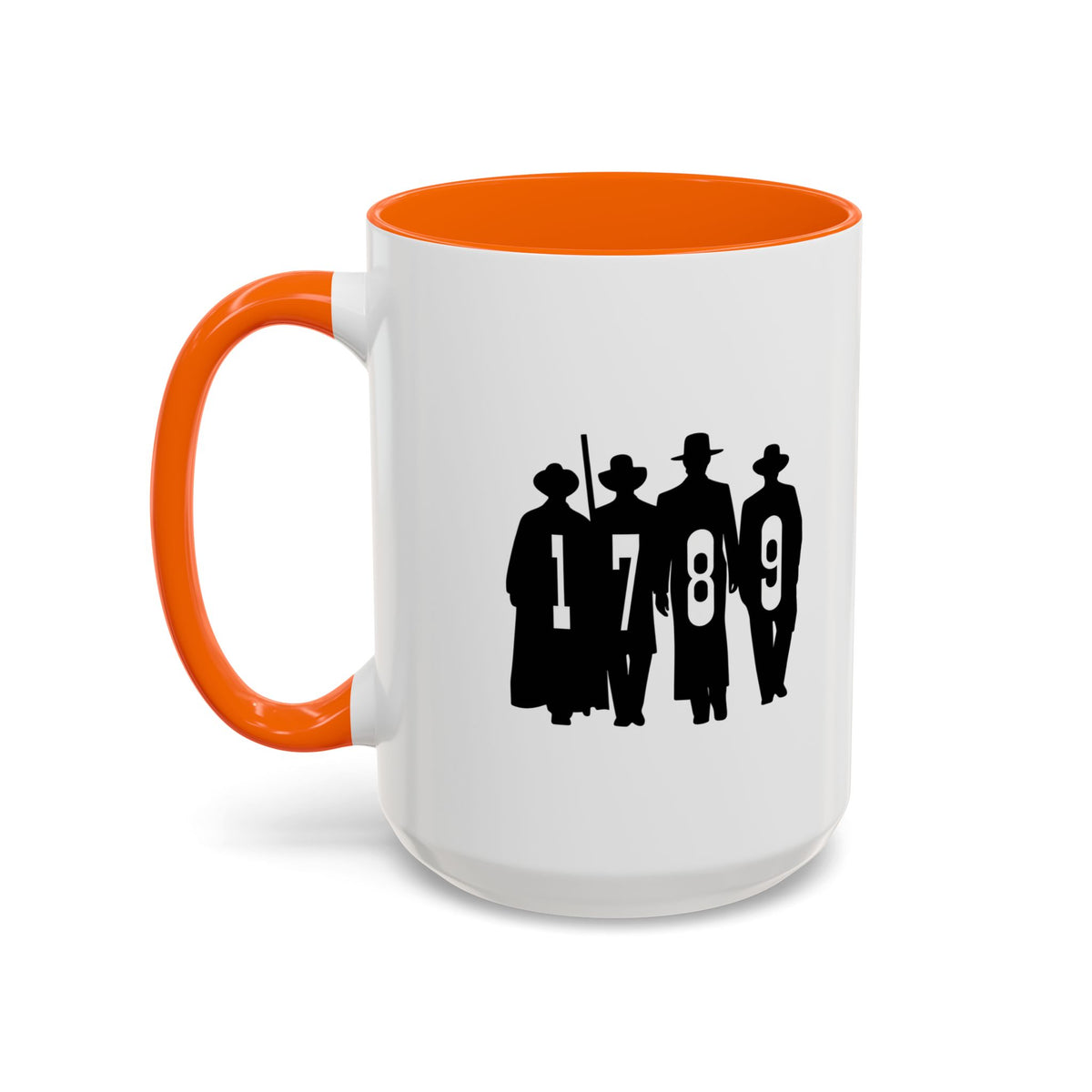 1789 Silhouette Accent Coffee Mug — Gift (11/15oz)