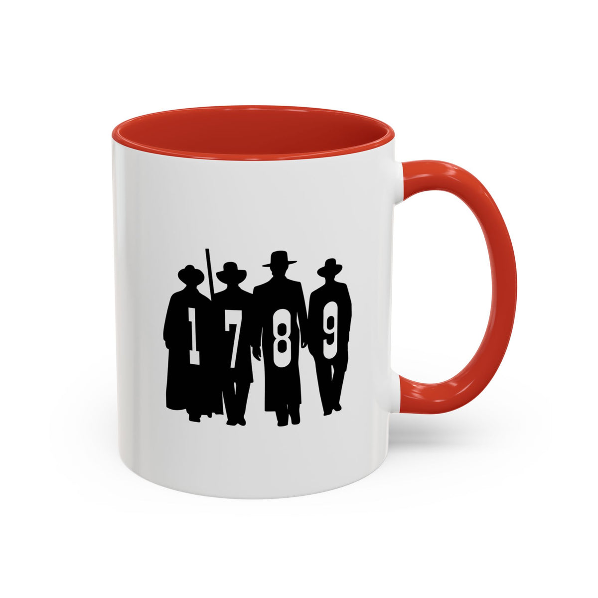 1789 Silhouette Accent Coffee Mug — Gift (11/15oz)