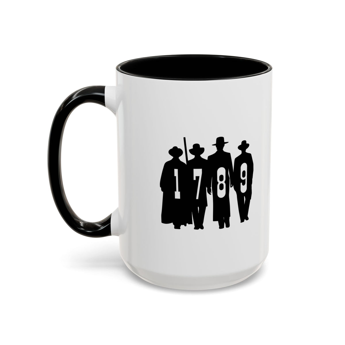 1789 Silhouette Accent Coffee Mug — Gift (11/15oz)
