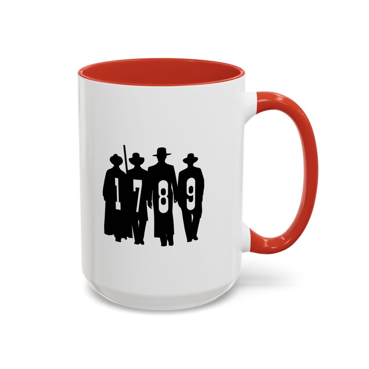 1789 Silhouette Accent Coffee Mug — Gift (11/15oz)