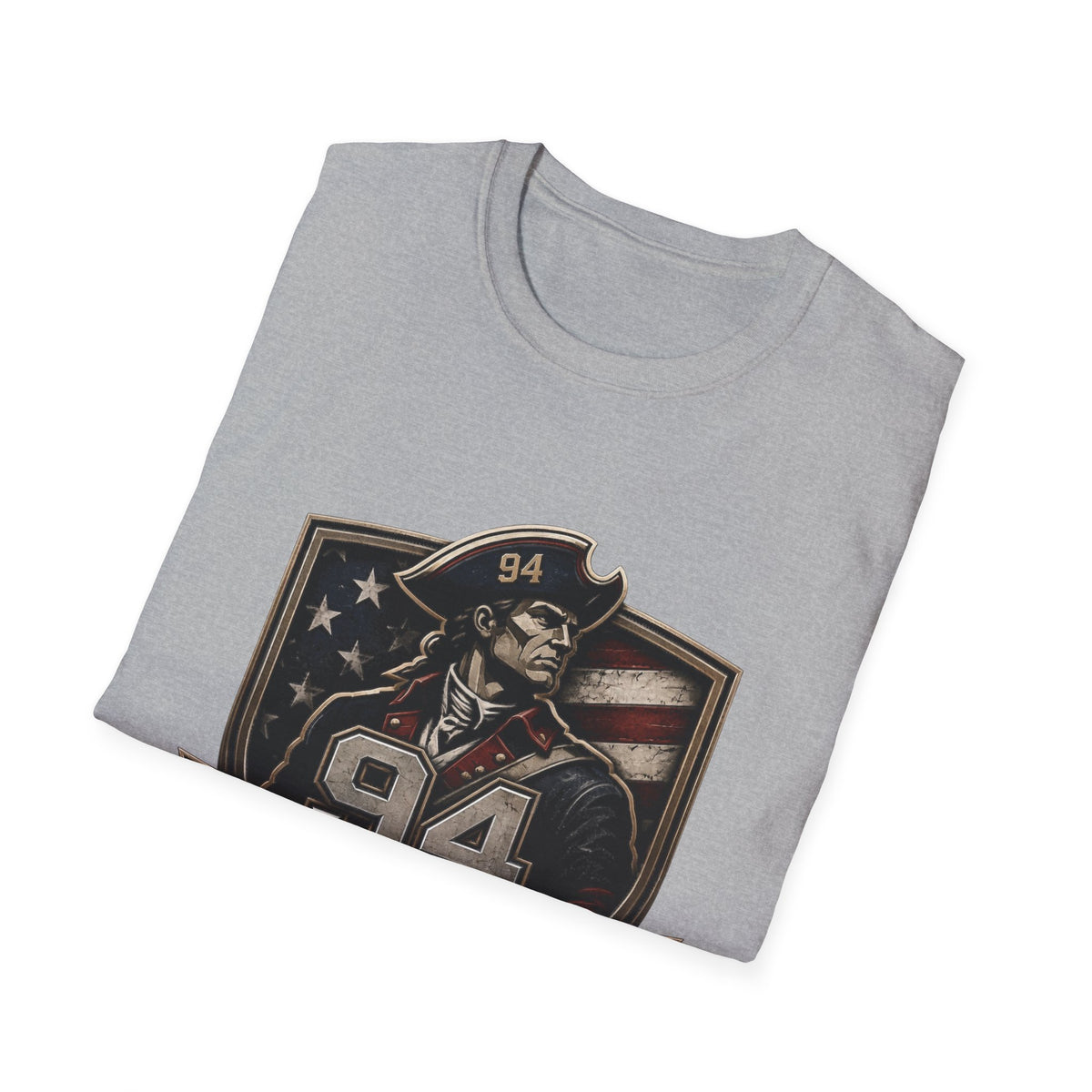 Iron Patriot 94 Training Division T-Shirt — Vintage American Flag Military Tee