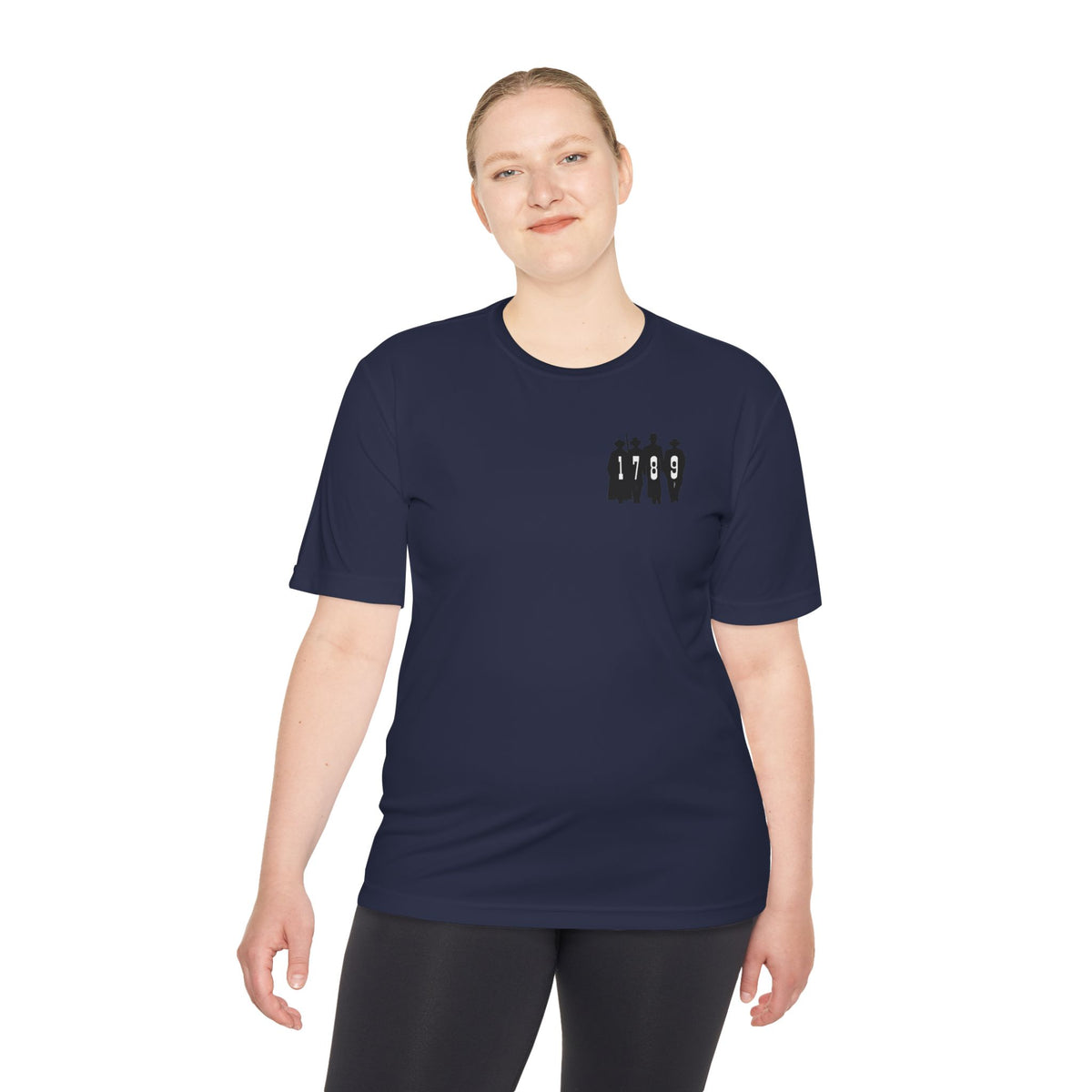 1789 Silhouette Tee — Small Chest Graphic Shirt
