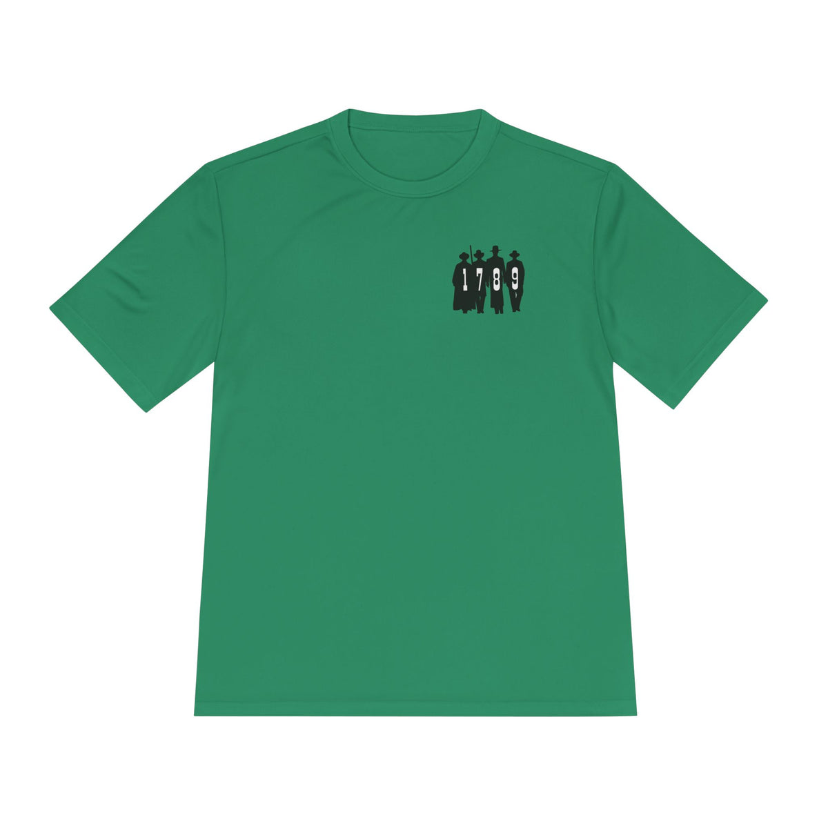 1789 Silhouette Tee — Small Chest Graphic Shirt
