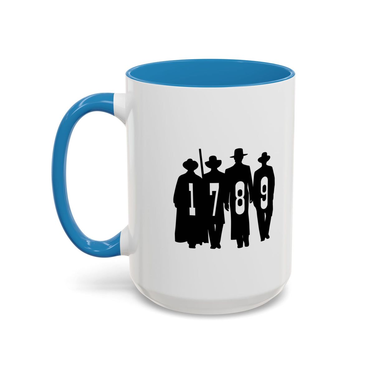 1789 Silhouette Accent Coffee Mug — Gift (11/15oz)