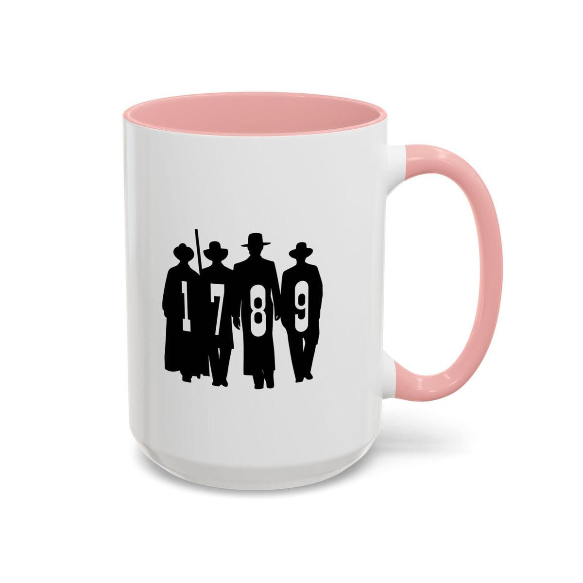 1789 Silhouette Accent Coffee Mug — Gift (11/15oz)