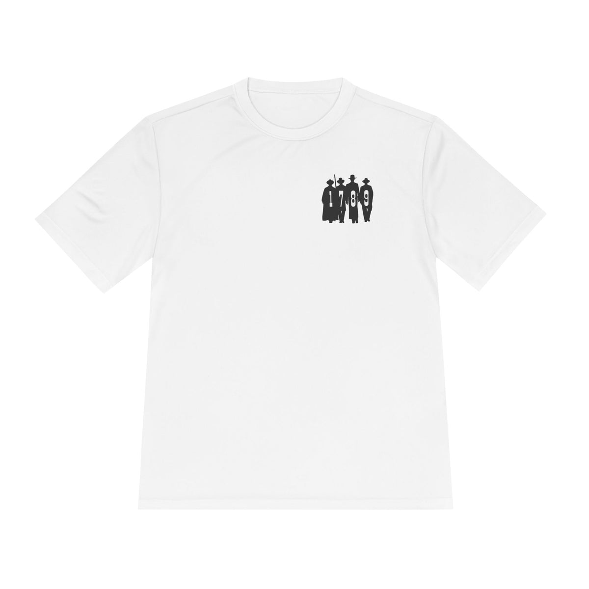1789 Silhouette Tee — Small Chest Graphic Shirt