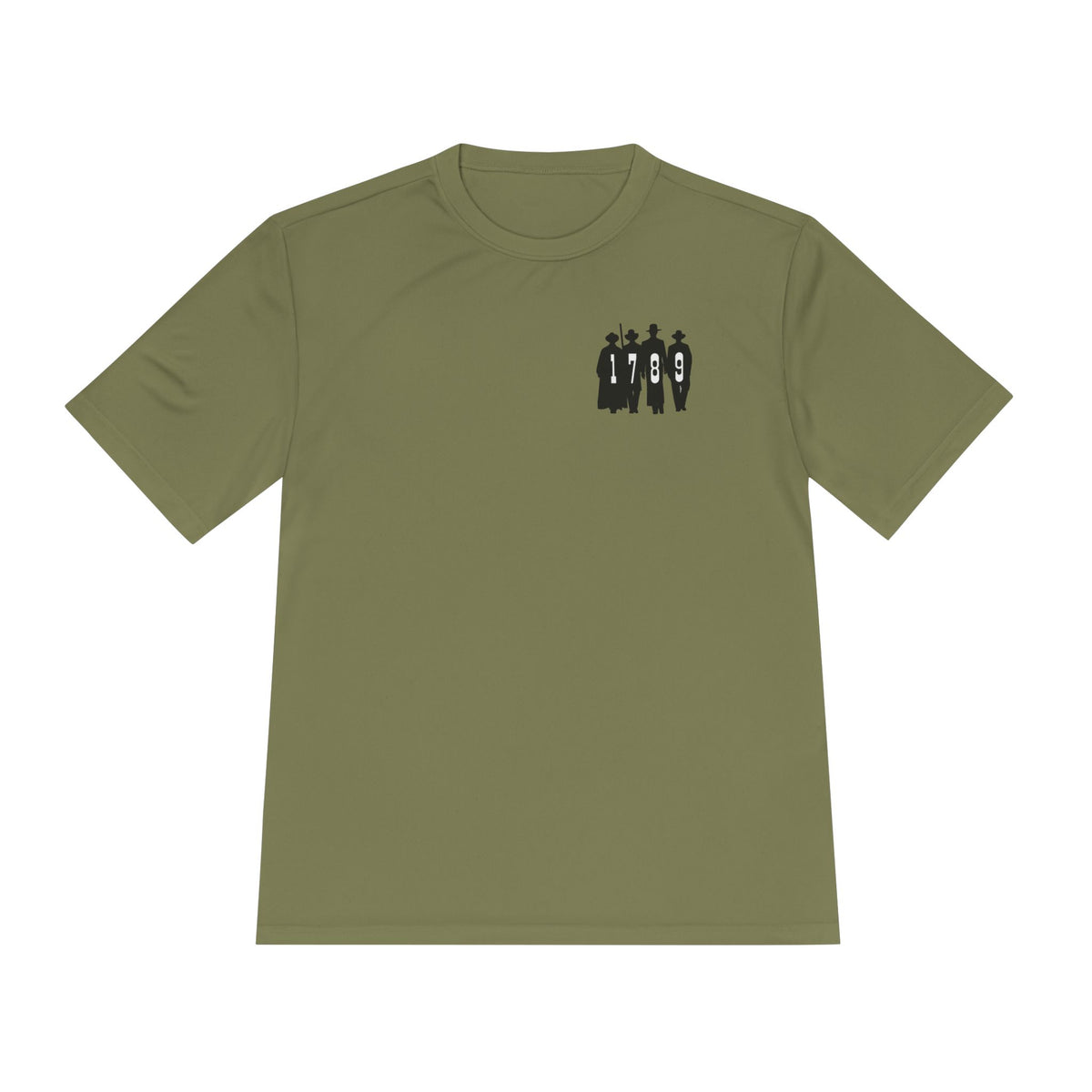 1789 Silhouette Tee — Small Chest Graphic Shirt