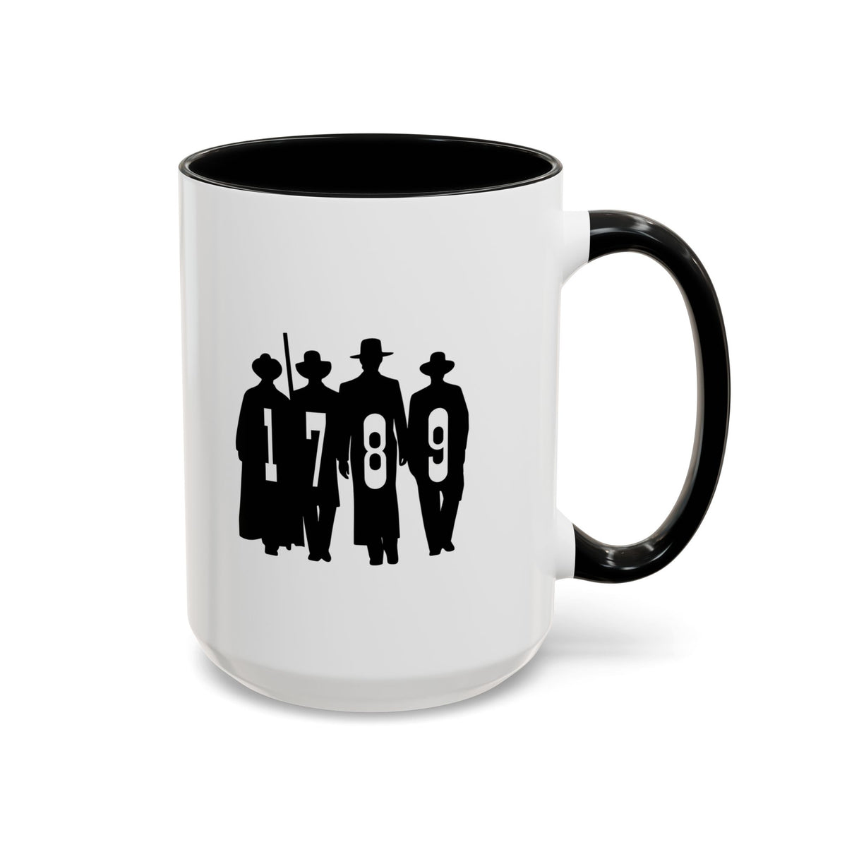 1789 Silhouette Accent Coffee Mug — Gift (11/15oz)