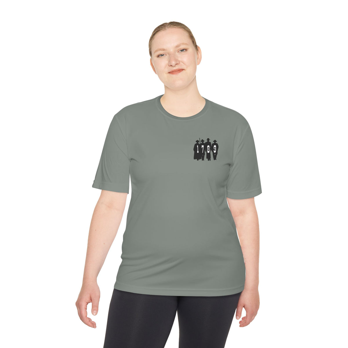 1789 Silhouette Tee — Small Chest Graphic Shirt