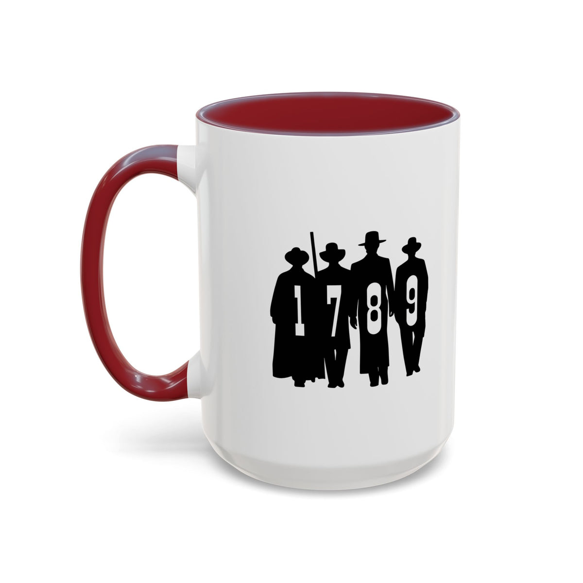 1789 Silhouette Accent Coffee Mug — Gift (11/15oz)
